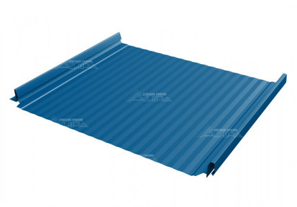 RAL5005 Фальцевая кровля Кликфальц Pro Gofr Satin - RAL5005