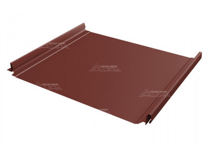 RAL3009 Фальцевая кровля Кликфальц Pro PE 0,45 - RAL3009