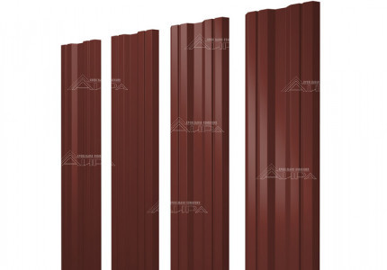 RAL3009 Штакетник Twin Satin - RAL3009