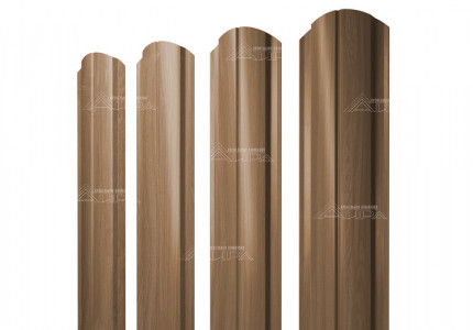 Honey wood Фигурный штакетник Slim Print Elite - Honey wood