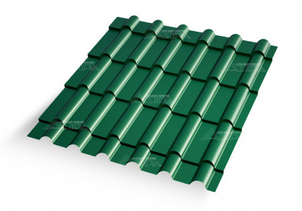 Металлочерепица Дюна 25 Zinkel RAL 6005