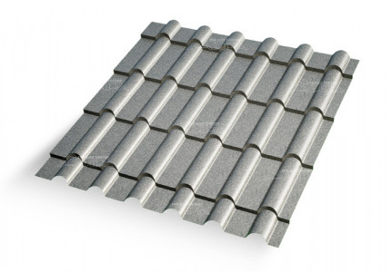 Металлочерепица Дюна 25 Matgranit NEW RAL 7024