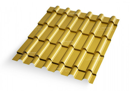 Металлочерепица Дюна 35 Полиэстер 0,45 RAL 1036
