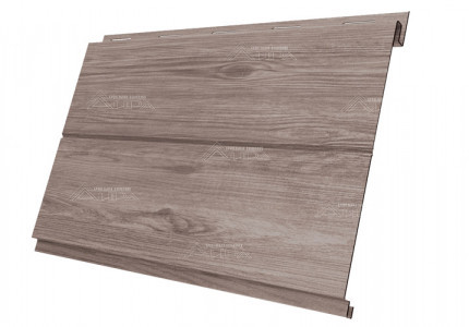 White wood Металлический сайдинг Вертикаль Print Elite - White wood