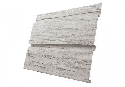 Snow wood Металлический сайдинг Квадро брус Print Elite - Snow wood