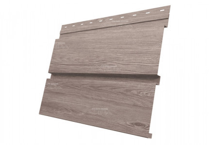 White wood Металлический сайдинг Квадро брус Print Elite - White wood