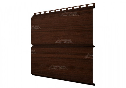 Choco wood Металлический сайдинг ЭкоБрус Print Elite - Choco wood