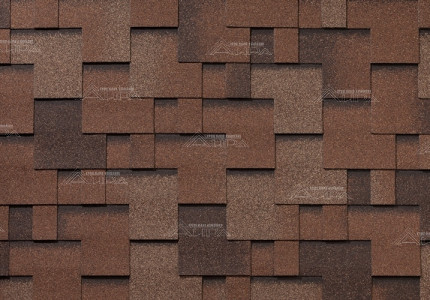 Гибкая черепица RoofShield Classic Модерн Дымчатый кварц