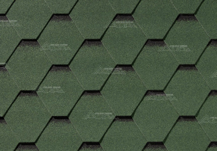 Гибкая черепица Quiet Tile Тень Нефрит
